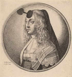 Antwerpli Kadın, 1643. by Wenceslaus Hollar