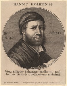 Hans Holbein Genç by Wenceslaus Hollar after Hans Holbein the Younger