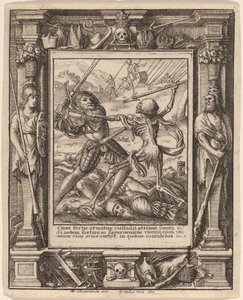 Şövalye by Wenceslaus Hollar after Hans Holbein the Younger after Abraham van Diepenbeeck