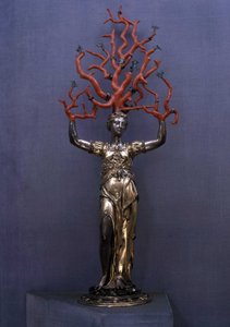 Defne, altın gümüş ve mercana dönüşen Daphne, tavırcılık, Wentzel Jamnitzer by Wenzel I Jamnitzer
