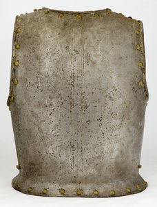 Arka plaka, c.1650-1700 (çelik ve pirinç) by Western European School