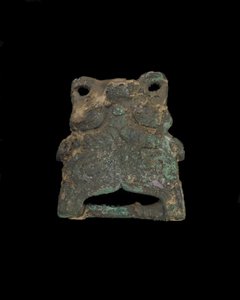 Süsleme: grotesk hayvan maskesi (bronz)