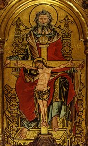 Trinity ile Altarpiece, yaklaşık 1250 by Westphalian Master