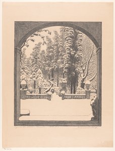 Piskoposların Geri Kalanı: Floransa (nesnedeki orijinal başlık) by Wijnand Otto Jan Nieuwenkamp (signed by artist)