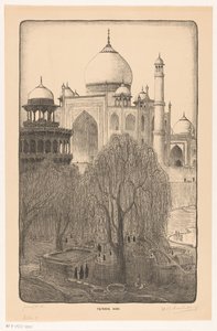 Tac Mahal, Agra (nesne üzerindeki orijinal başlık)