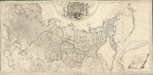 Kırk Bir Hükümete Bölünmüş Rus İmparatorluğu Haritası, 1796. by Wilbrecht