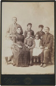 Bir Aile Portresi,c. 1890 (fotoğraf) by Wilcox