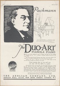Aeolian Company Pianolas, 1924 by Wilfred Fryer