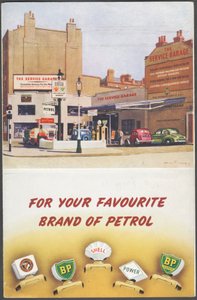 Shell, BP, Ulusal Benzole, 1950