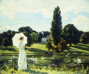 Thames tarafından Lynne Fontanne by Wilfred Gabriel de Glehn