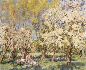 Mutlu Mayıs Ayı by Wilfred Gabriel de Glehn