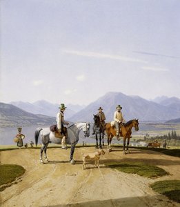 Reiter am Tegernsee, 1838
