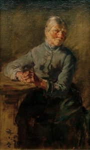 Yaşlı kadın by Wilhelm Busch