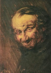 Almanca: Kemik adam, yaşlı bir adamın başı