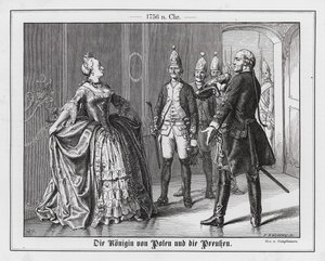 Polonya Kraliçesi ve Prusyalılar