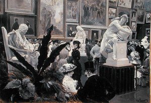 1882 Viyana Uluslararası Sanat Sergisinde by Wilhelm Gause
