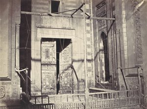 Cami Kapısı, Sultan Hasan. Alt Kısım, ca. 1860.