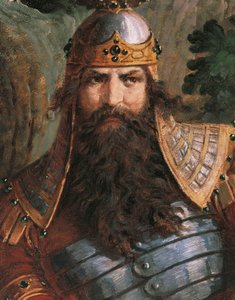 Gunther, Burgonya Kralı, 1882-83 dolayları (duvar resmi)