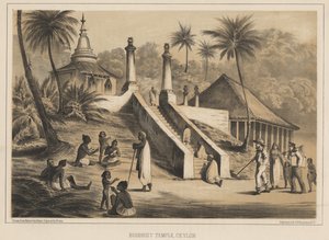 Budist Tapınağı, Seylan, 1855