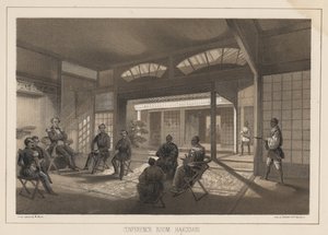 Konferans Odası, Hakodadi, 1855 by Wilhelm Joseph Heine