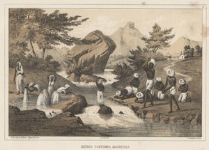 Hint Kostümleri, Mauritius, 1855 by Wilhelm Joseph Heine