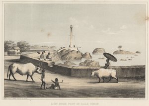 Deniz Feneri, Point de Galle, Seylan, 1855