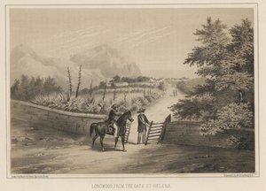 Longwood, Kapıdan, St. Helena, 1855 by Wilhelm Joseph Heine