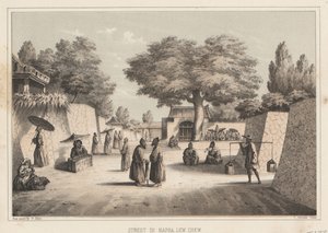 Umuhanda i Napha, Lew Chew, 1855 by Wilhelm Joseph Heine