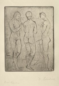üç kadın by Wilhelm Lehmbruck