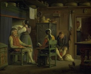 Bir talibin annesi oğlunun davasını konuşuyor by Wilhelm Marstrand