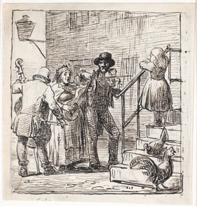 Sokak müzisyenleri by Wilhelm Marstrand