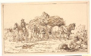 sonbahar sahne by Wilhelm Marstrand