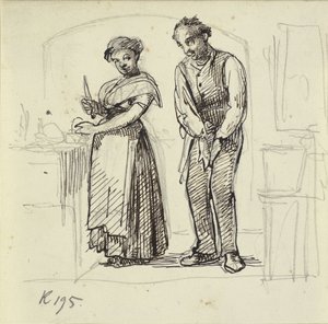 Aşçı kız için Kurmageri by Wilhelm Marstrand