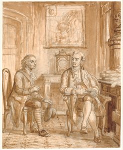 Bakan Guldberg ve Wessel by Wilhelm Marstrand
