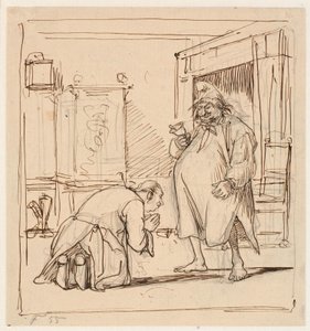 Peder paars 1. kitap 4. şarkı indir. Per Degn, icra memuru tarafından kaydedilir by Wilhelm Marstrand