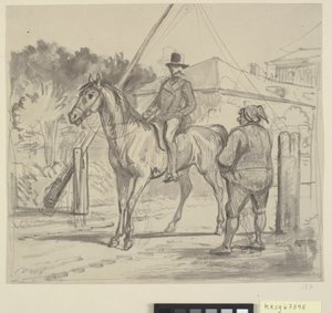 binici ve komutan by Wilhelm Marstrand