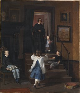 Sanatçının Ailesi by Wilhelm Marstrand