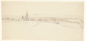 Dalarna'da Mora'ya doğru bakış by Wilhelm Marstrand