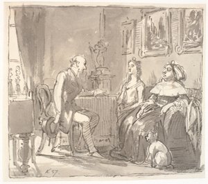 Merhametine ziyaret edin by Wilhelm Marstrand