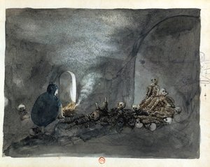 Teb'de mezardaki kadın by Wilkinson