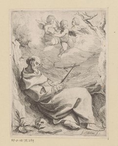 Haçlı Assisi Aziz Francis by Willem Basse (attributed to)