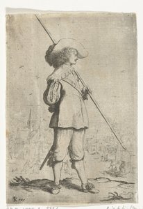 ayakta asker by Willem Basse (attributed to)