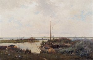 Nehir manzarası, 1882. by Willem Bastiaan Tholen