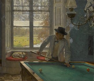 Bilardo Oyuncusu, 1896.