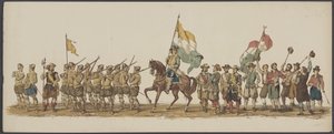 1862 Delft geçit töreni, birinci ve ikinci grup Delft