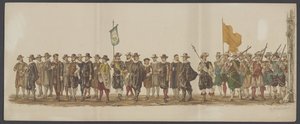 1862 Delft geçit töreni, yedinci ve sekizinci grup Delft
