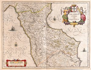 Calabria, İtalya, Willem Blaeu