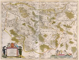 Charlois in the bourgogne, Willem Blaeu