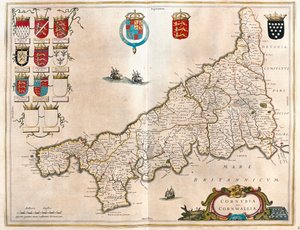 Cornwall, Willem Blaeu