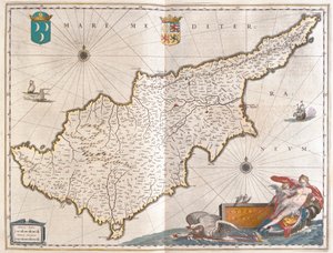 Kıbrıs, Willem Blaeu